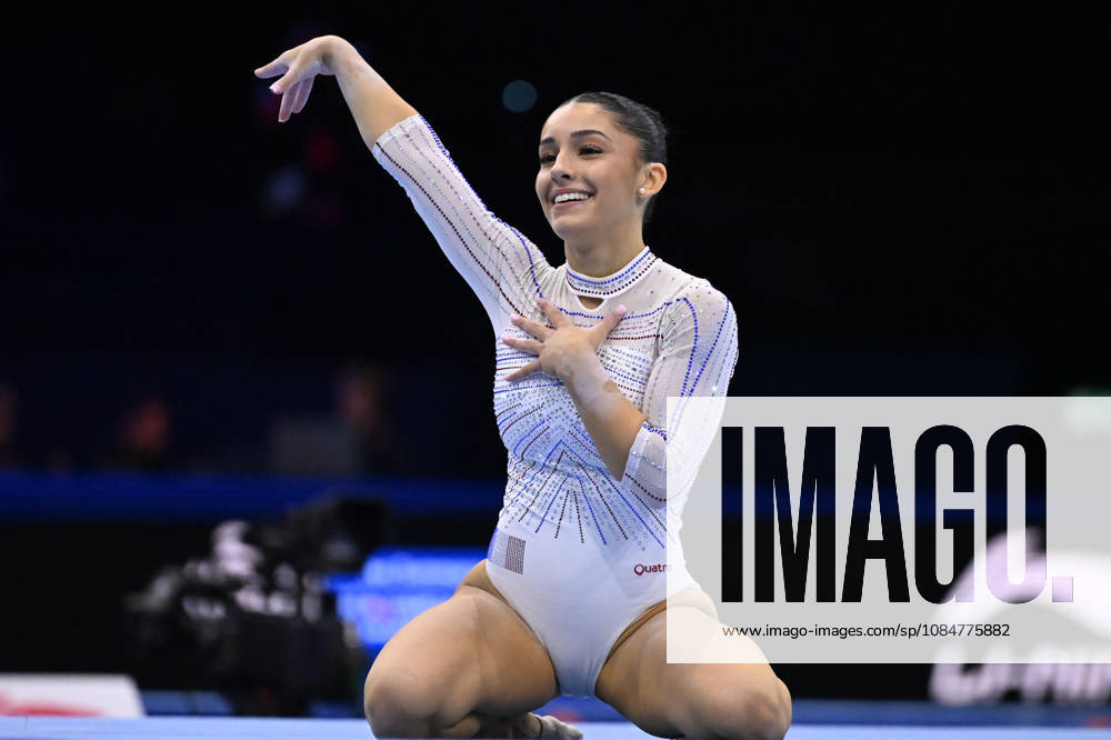 IPA89912729 - PRAT Maiana (FRA) floor routine during the 54th Artistic Gymnastics World Championships in Rotterdam, Netherlands