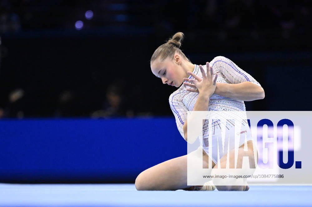 IPA89912731 - COLAS Elena (FRA) on the floor during the 54th Artistic Gymnastics World Championships in Rotterdam, Netherlands