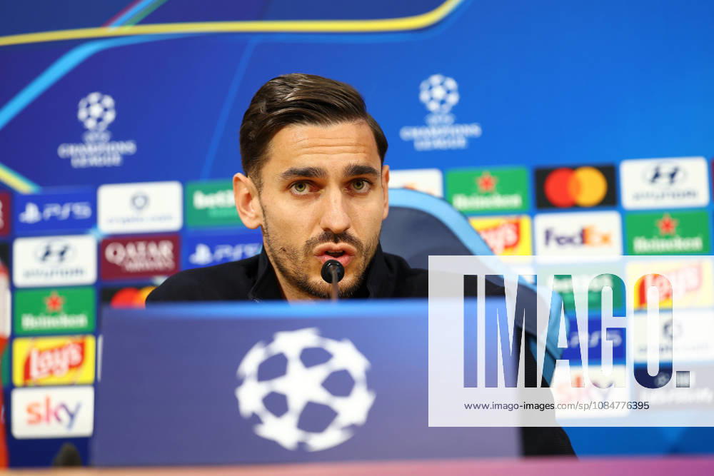Napoli’s goalkeeper Alex Meret During the Napoli-Bodo Glimt Champions League press conference, PK, Pressekonferenz in the press room at the Diego Armando Maradona Stadium on October 19, 2026.