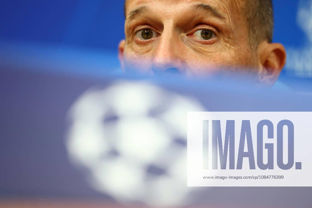 Napoli’s head coach Massimiliano Allegri During the Napoli-Bodo Glimt Champions League press conference, PK, Pressekonferenz in the press room at the Diego Armando Maradona Stadium on October 19, 2026.
