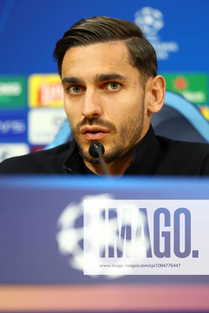 Napoli’s goalkeeper Alex Meret During the Napoli-Bodo Glimt Champions League press conference, PK, Pressekonferenz in the press room at the Diego Armando Maradona Stadium on October 19, 2026.