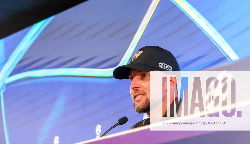 Stuttgart, Fußball UEFA Champions League, Saison 2026-2027, VfB Stuttgart Pressekonferenz, VfB Trainer Sebastian Hoeneß