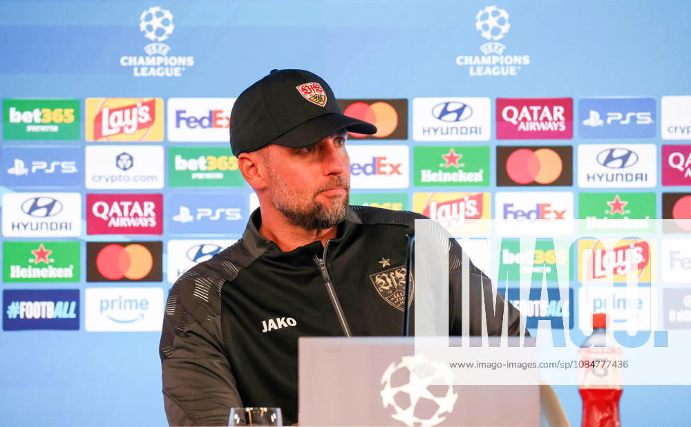 Stuttgart, Fußball UEFA Champions League, Saison 2026-2027, VfB Stuttgart Pressekonferenz, VfB Trainer Sebastian Hoeneß