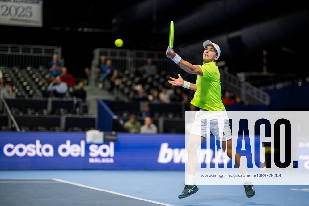 Andrea Guerrieri of Italy pictured in action during the European Open ATP, Tennis Herren tennis tournament in Brussels, on Monday 19 October. This year s edition of the tournament is taking place from 17 to 25 October JASPERxJACOBS x190304977x
