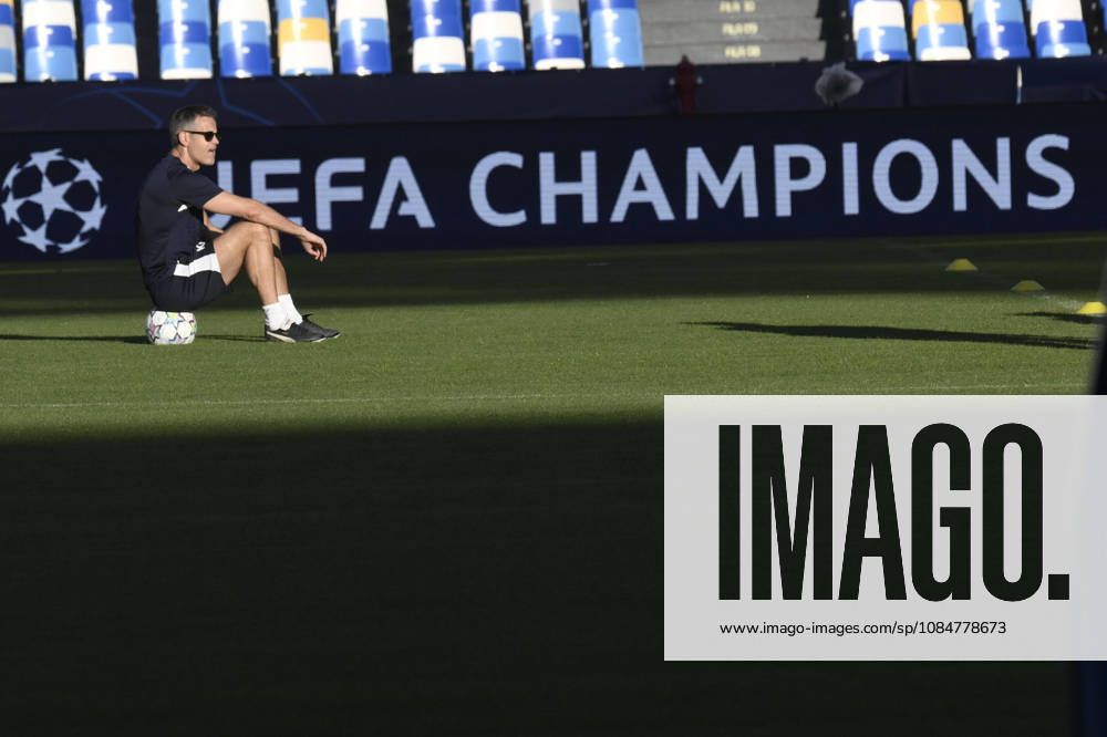 Bodo Glimt s head coach Kjetil Knutsen attends a training session at ˜Diego Armando Maradona stadium in Naples ( Italy) , 19 october 2026. Ssc. Bodo-Glimt will face Ssc Napoli in their UEFA Champions League match on 20 october 2026. ANSA CIRO FUSCO. UEFA Champions League - Napoli Vs Bodo-Glimt - ZUMAa110 20261019_zaf_a110_017