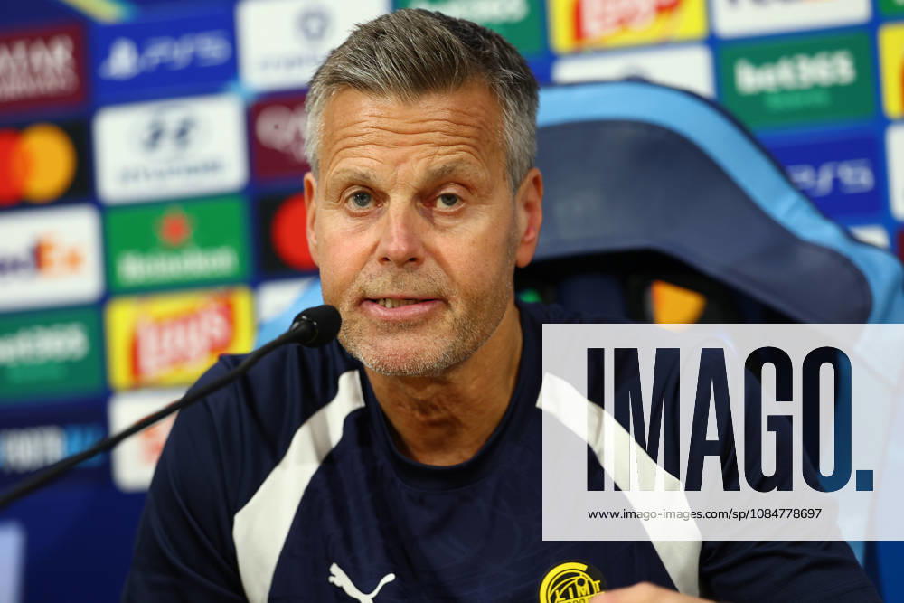 Bodo Glimt s head coach Kjetil Knutsen During the Napoli-Bodo Glimt Champions League press conference, PK, Pressekonferenz in the press room at the Diego Armando Maradona Stadium on October 19, 2026.