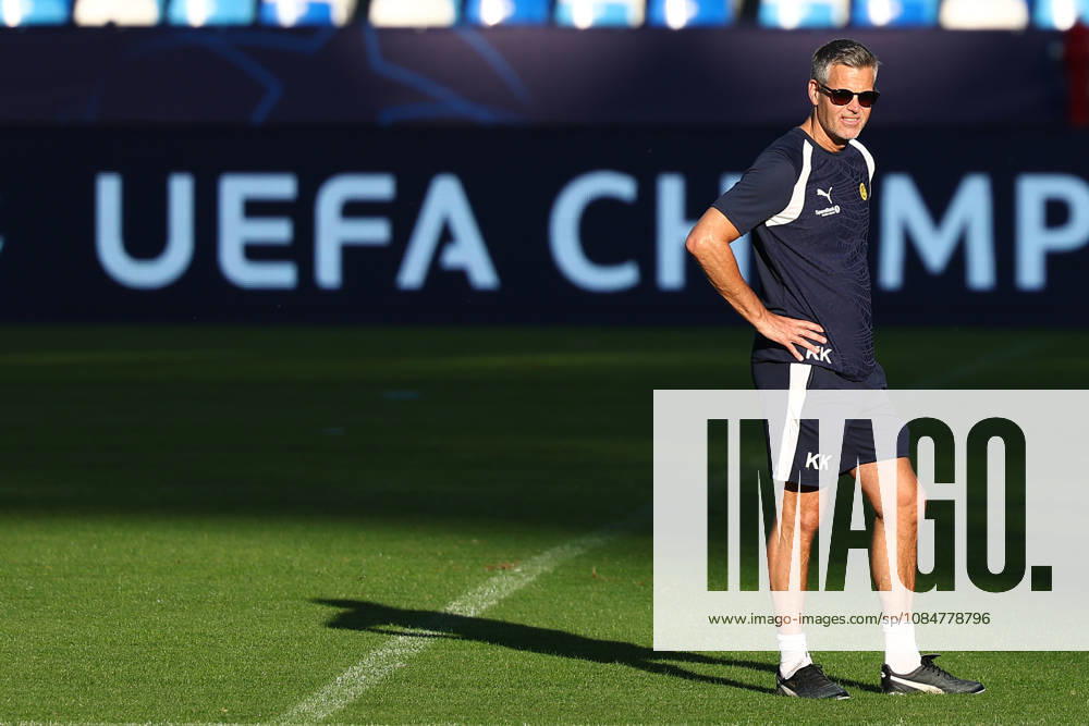 Bodo Glimt s head coach Kjetil Knutsen During the Napoli-Bodo Glimt Champions League , Bodø Glimt training sessionat the Diego Armando Maradona Stadium on October 19, 2026.