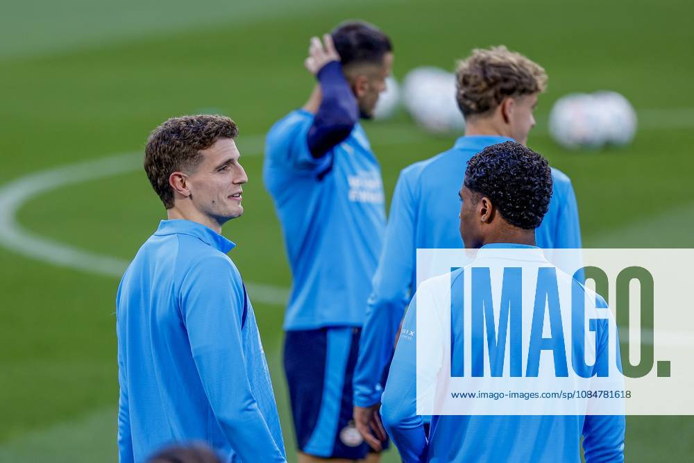 , Estadio do Dragao , season 2026 2027 , UEFA Champions League football , press conference, PK, Pressekonferenz PSV , Picture shows PSV Player Guus Til Press conference and training PSV x208822951x