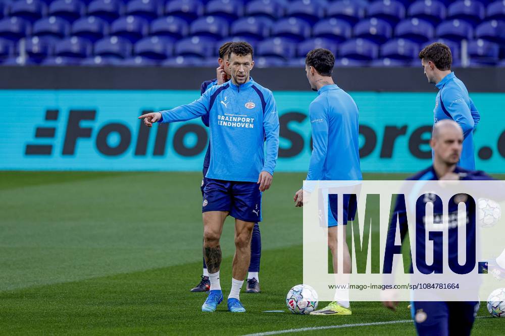 , Estadio do Dragao , season 2026 2027 , UEFA Champions League football , press conference, PK, Pressekonferenz PSV , Picture shows PSV Player Ivan Perisic Press conference and training PSV x208823115x