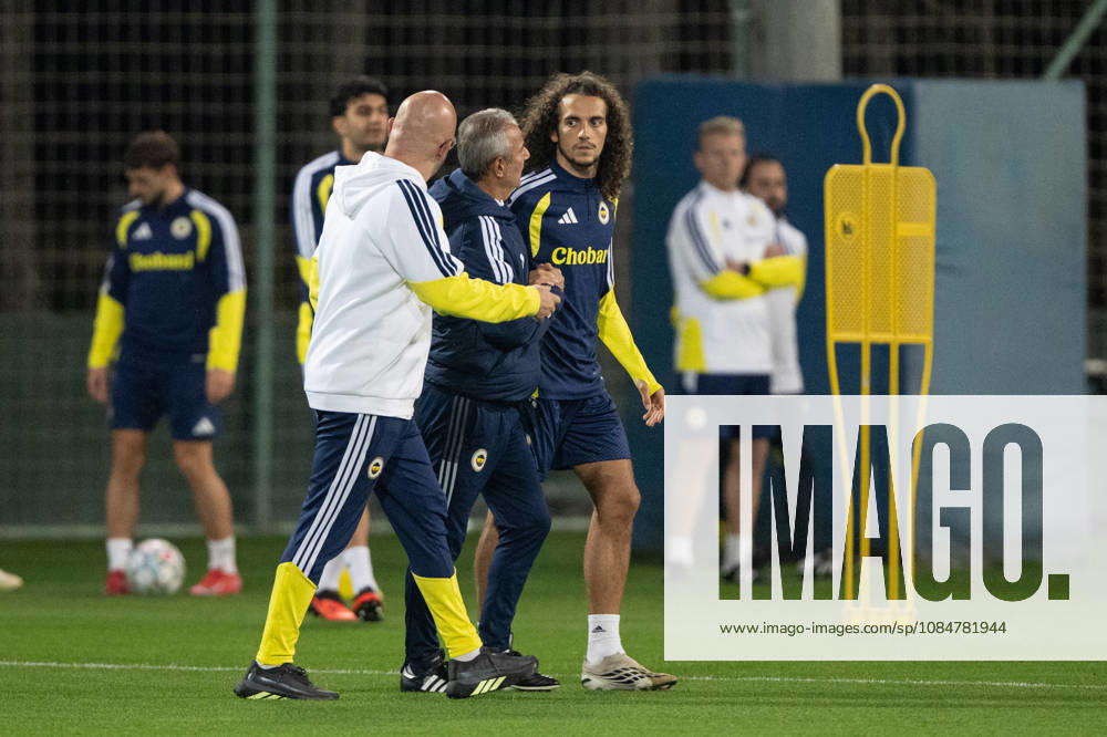 Ahead of Fenerbahce v Slavia Prague - UEFA Champions League ISTANBUL, TURKIYE - OCTOBER 19:Matteo Guendouzi of Fenerbahce takes part during the training session ahead of their UEFA Champions League match between Fenerbahce and Slavia Prague at Chobani Stadium in Istanbul, Turkiye, on October 19, 2026. Celal Gunes Anadolu Istanbul Turkey. Editorial use only. Please get in touch for any other usage.