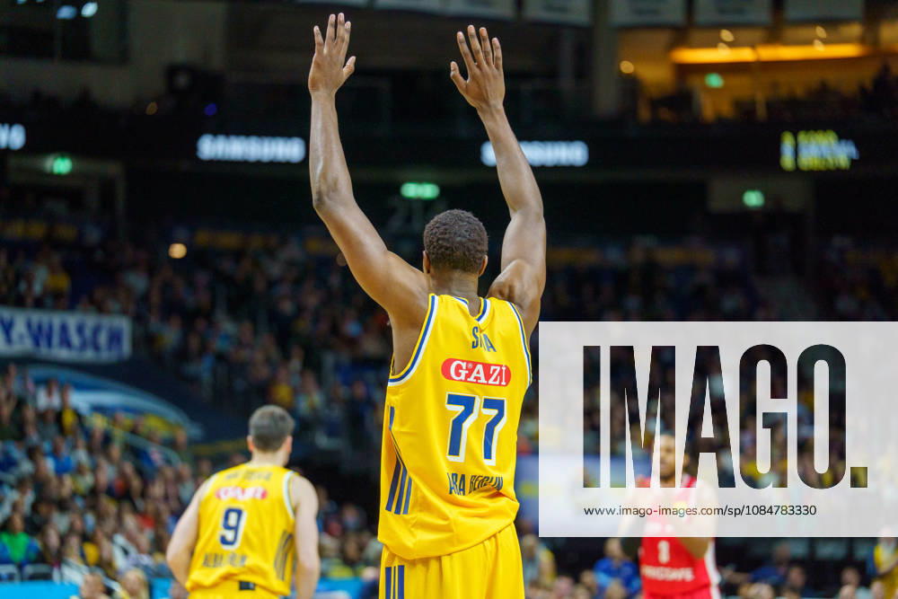 Im Bild: Sima, Alba Berlin, 77 19.10.2026, Alba Berlin - BMA365 Bamberg Baskets, BBL-Pokal Achtelfinale, Basketball, Saison 2026 27, Uber Arena