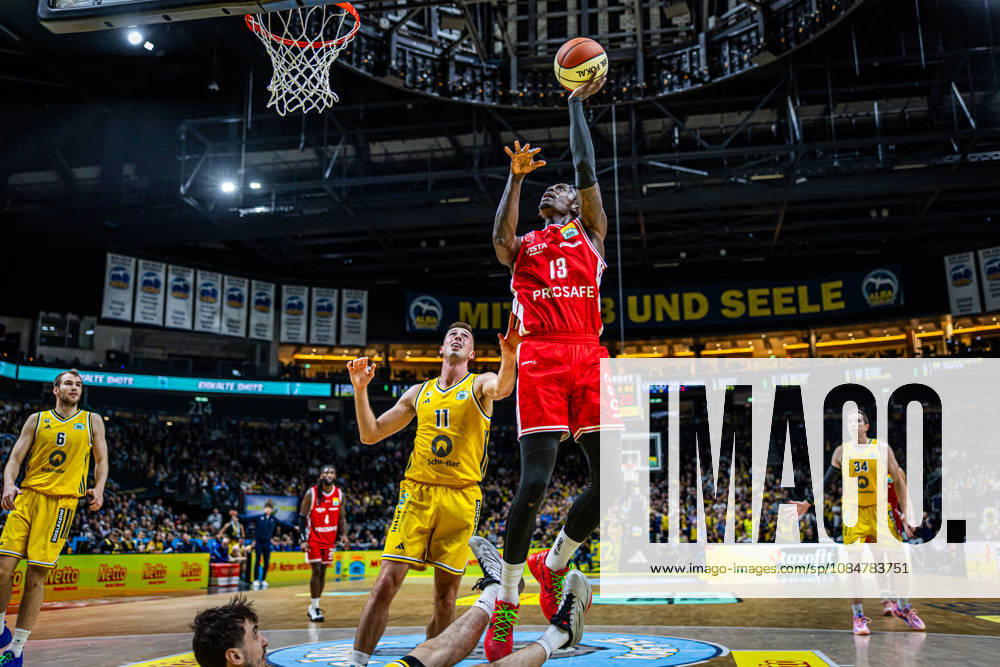 Basketball Berlin 19.10.2026 Saison 2026 2027 Netto BBL Pokal Achtelfinale Alba Berlin - BMA365 Bamberg Baskets Trevon Scott (Bamberg, No.13)