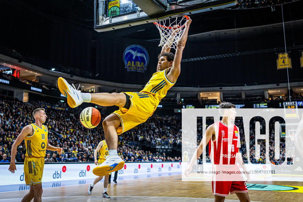 Basketball Berlin 19.10.2026 Saison 2026 2027 Netto BBL Pokal Achtelfinale Alba Berlin - BMA365 Bamberg Baskets Brandon Angel (Alba Berlin, No.21)