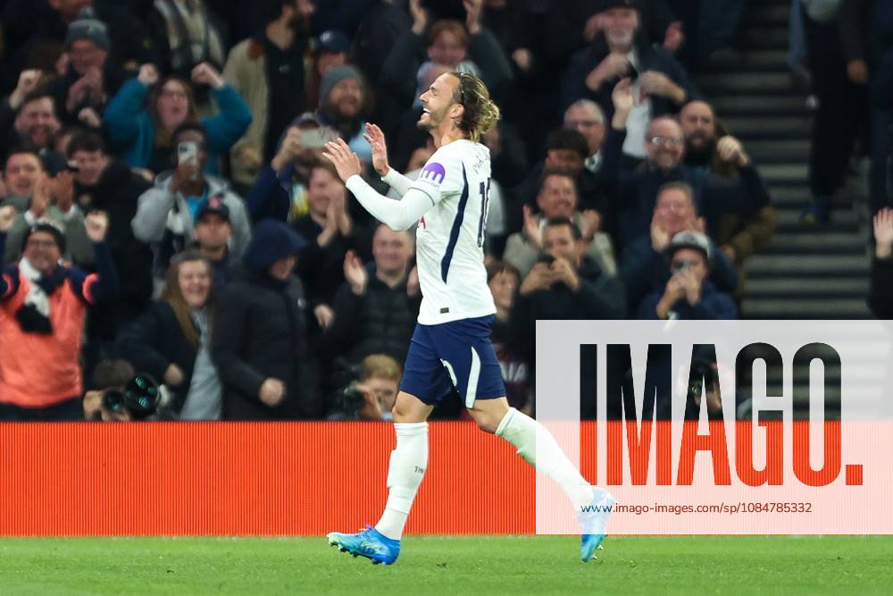 James Maddison of Tottenham Hotspur celebrates scoring his teams first goal Tottenham Hotspur v Coventry City, Premier League, Football, Tottenham Hotspur Stadium, London, UK, 19 10 2026, England - 19 Oct 2026London Tottenham Hotspur Stadium England United Kingdom