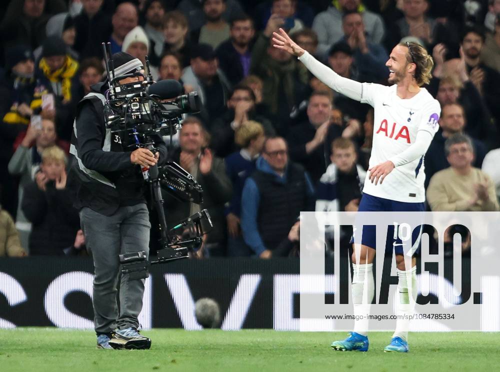 James Maddison of Tottenham Hotspur celebrates scoring his teams first goal Tottenham Hotspur v Coventry City, Premier League, Football, Tottenham Hotspur Stadium, London, UK, 19 10 2026, England - 19 Oct 2026London Tottenham Hotspur Stadium England United Kingdom