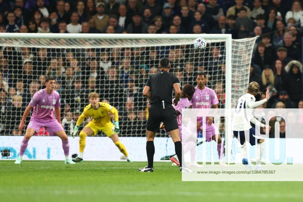 James Maddison of Tottenham Hotspur scores a goal to make the score 1-0. Tottenham Hotspur v Coventry City, Premier League, Football, Tottenham Hotspur Stadium, London, UK - 19 Oct 2026London Tottenham Hotspur Stadium United Kingdom