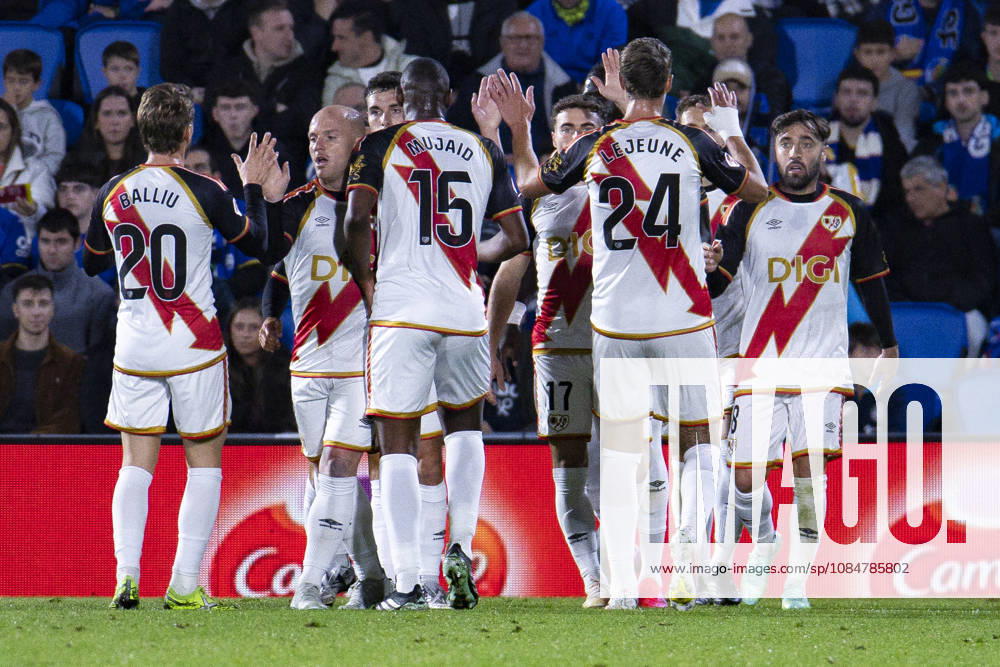 Getafe CF v Rayo Vallecano - La Liga EA Sports 2026 27 October 19, 2026, Estadio El Coliseum, Getafe, Madrid, Spain: Alvaro Garcia of Rayo Vallecano celebrates his goal during La Liga EA Sports match between Getafe and Rayo Vallecano at Estadio El Coliseum on October 19, 2026 in Madrid, Spain. Getafe Estadio Coliseum Madrid Spain