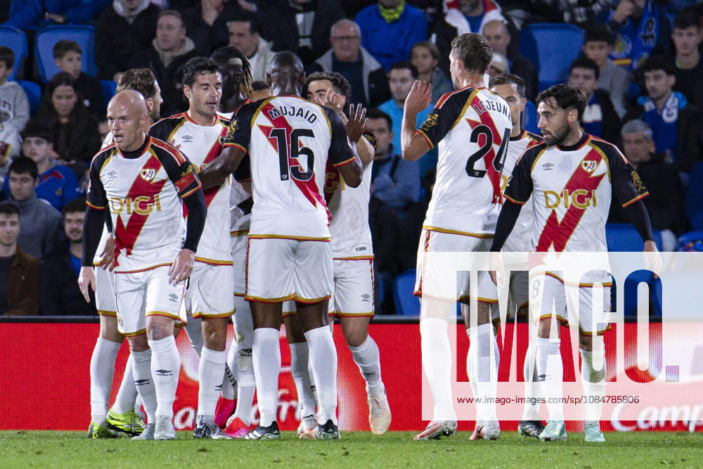 Getafe CF v Rayo Vallecano - La Liga EA Sports 2026 27 October 19, 2026, Estadio El Coliseum, Getafe, Madrid, Spain: Alvaro Garcia of Rayo Vallecano celebrates his goal during La Liga EA Sports match between Getafe and Rayo Vallecano at Estadio El Coliseum on October 19, 2026 in Madrid, Spain. Getafe Estadio Coliseum Madrid Spain