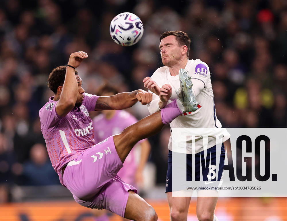 London, England, 19th October 2026. Milan van Ewijk of Coventry City tussles with Andrew Robertson of Tottenham during the Tottenham Hotspur vs Coventry City Premier League match at the Tottenham Hotspur Stadium, London. Picture credit should read: David Klein Sportimage . SPI_036_DK_Spurs_Cov SPI-5085-0038