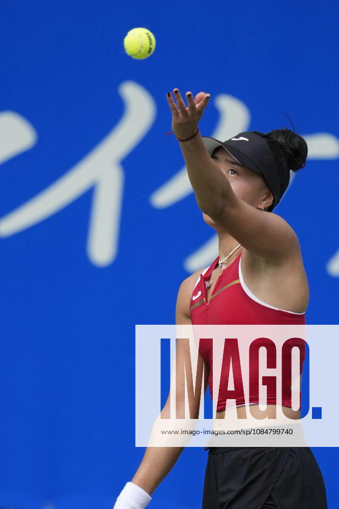 WTA, Tennis Damen Kinoshita Group Japan Open - Day 2 Ann Li of the United States plays during her round of 32 singles match against Emerson Jones of Australia at the 2026 Kinoshita Group Japan Open Women s tennis tournament at Utsubo Tennis Center in Osaka, Japan, on October 20, 2026. Osaka Japan