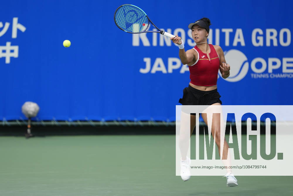 WTA, Tennis Damen Kinoshita Group Japan Open - Day 2 Ann Li of the United States plays during her round of 32 singles match against Emerson Jones of Australia at the 2026 Kinoshita Group Japan Open Women s tennis tournament at Utsubo Tennis Center in Osaka, Japan, on October 20, 2026. Osaka Japan