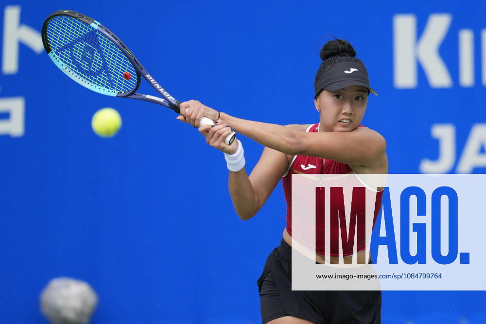 WTA, Tennis Damen Kinoshita Group Japan Open - Day 2 Ann Li of the United States plays during her round of 32 singles match against Emerson Jones of Australia at the 2026 Kinoshita Group Japan Open Women s tennis tournament at Utsubo Tennis Center in Osaka, Japan, on October 20, 2026. Osaka Japan