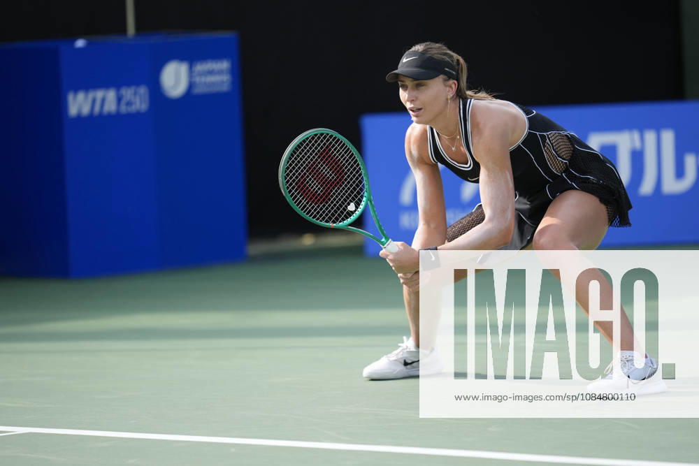 WTA, Tennis Damen Kinoshita Group Japan Open - Day 2 Paula Badosa of Spain competes in her round of 32 singles match against Antonia Ruzic of Croatia at the 2026 Kinoshita Group Japan Open Women s tennis tournament at Utsubo Tennis Center in Osaka, Japan, on October 20, 2026. Osaka Japan