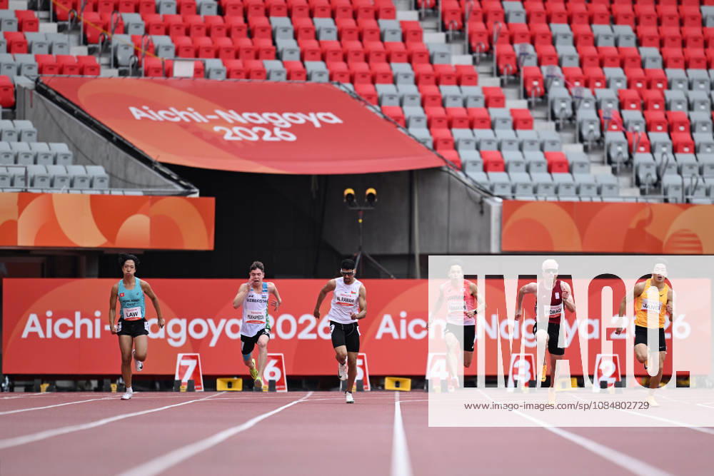 Shuta Kawakami (JPN), OCTOBER 20, 2026 - Para Athletics : Mens 100m T13 heat during the Asian Para Games Aichi-Nagoya 2026 at Nagoya City Mizuho Park Athletic Stadium in Aichi, Japan. Noxthirdxpartyxsales aflo_357536628 KenjiroxMatsuox