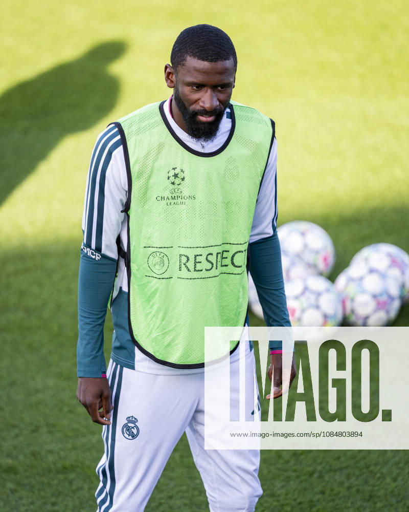 Real Madrid CF Training Session And press conference, PK, Pressekonferenz - UEFA Champions League 2026 27 League Phase MD3 MADRID, SPAIN - OCTOBER 20: Antonio Rudiger of Real Madrid CF is seen training during the training session on day ahead of the UEFA Champions League 2026 27 League Phase MD3 at Ciudad Real Madrid on October 20, 2026 in Valdebebas, Spain. Valdebebas Ciudad Real Madrid Madrid Spain