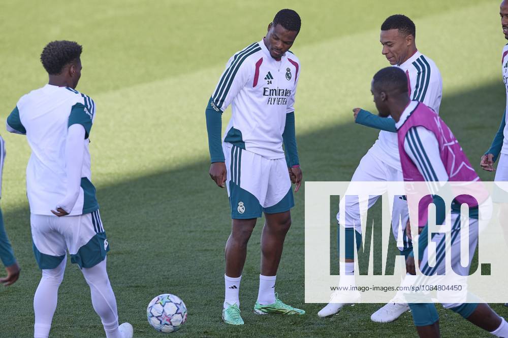 Denzel Dumfries (Real Madrid CF) is seen in action during a training session on the eve of the UEFA Champions League 2026 2027 match between Real Madrid CF and RB Leipzig..Real Madrid CF is holding its final training session ahead of its third UEFA Champions League game. UEFA Champions League 2026 2027 - Real Madrid CF Training Session In Madrid, Spain - 20 Oct 2026 - ZUMAs197 20261020_aaa_s197_029