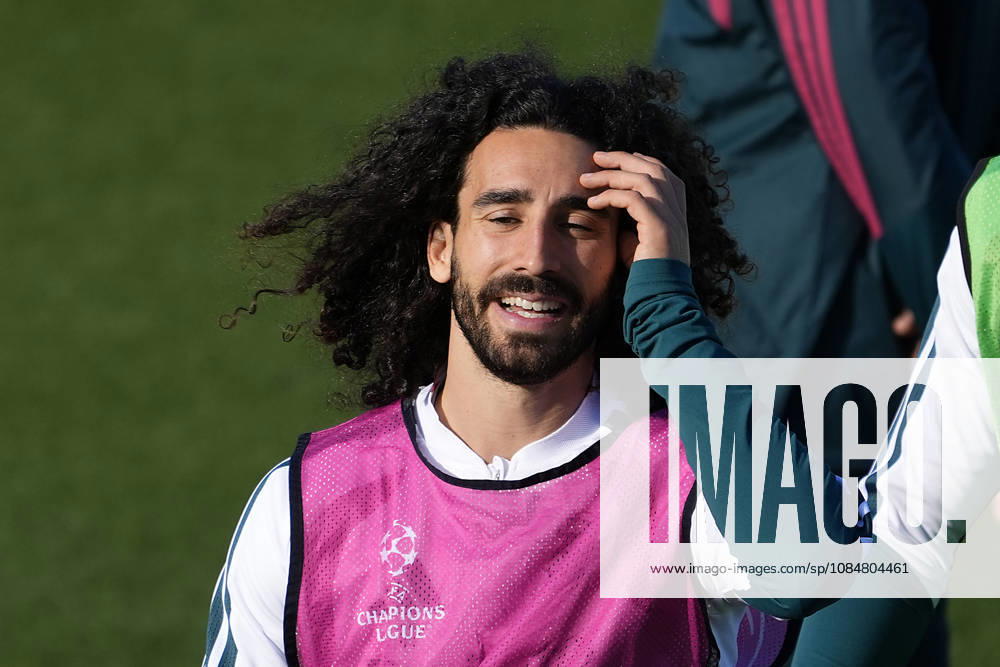 REAL MADRID CF v RB LEIPZIG. CHAMPIONS LEAGUE 2026 2027. ROUND 3. Real Madrid CF s Marc Cucurella during training session prior to the Champions League round 3 match against RB Leipzig. October 20 2026. (ALTERPHOTOS Acero) MadridSpain
