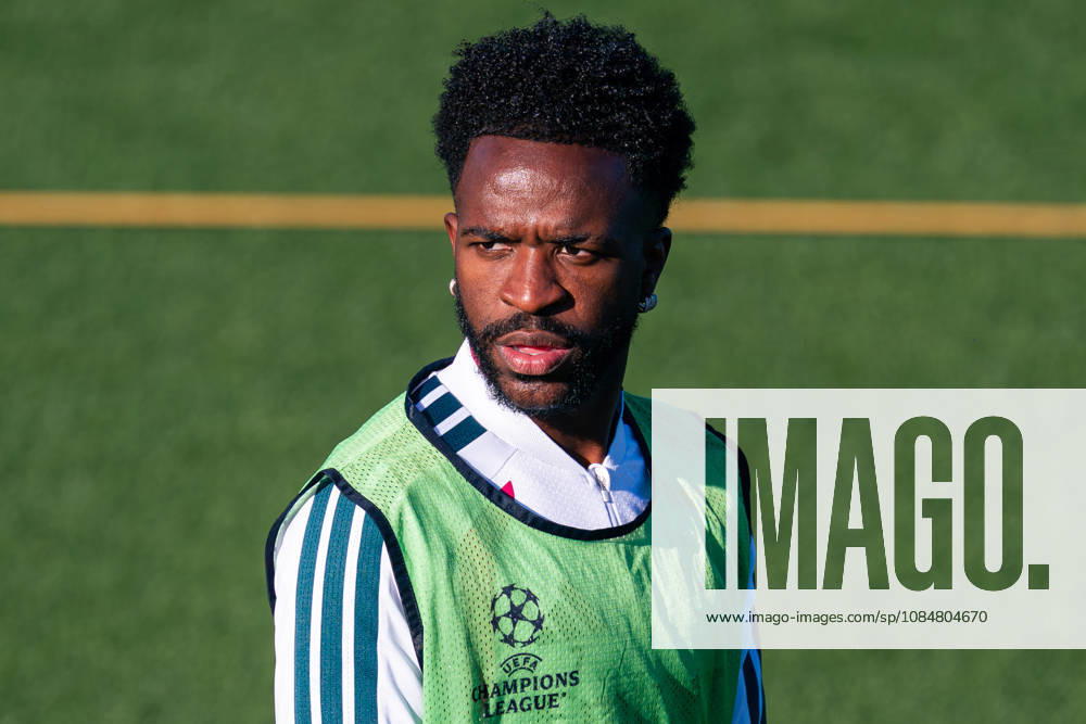 IPA89946013 - MADRID, SPAIN - OCTOBER 20: Vinicius Junior of Real Madrid CF during training on the day before Matchday 3 of the 2026 27 UEFA Champions League group stage at Ciudad Real Madrid on October 20, 2026, in Madrid, Spain. during Real Madrid - Training and press conference, PK, Pressekonferenz a UEFA Champions League soccer match in Madrid, Spain, on October 20, 2026
