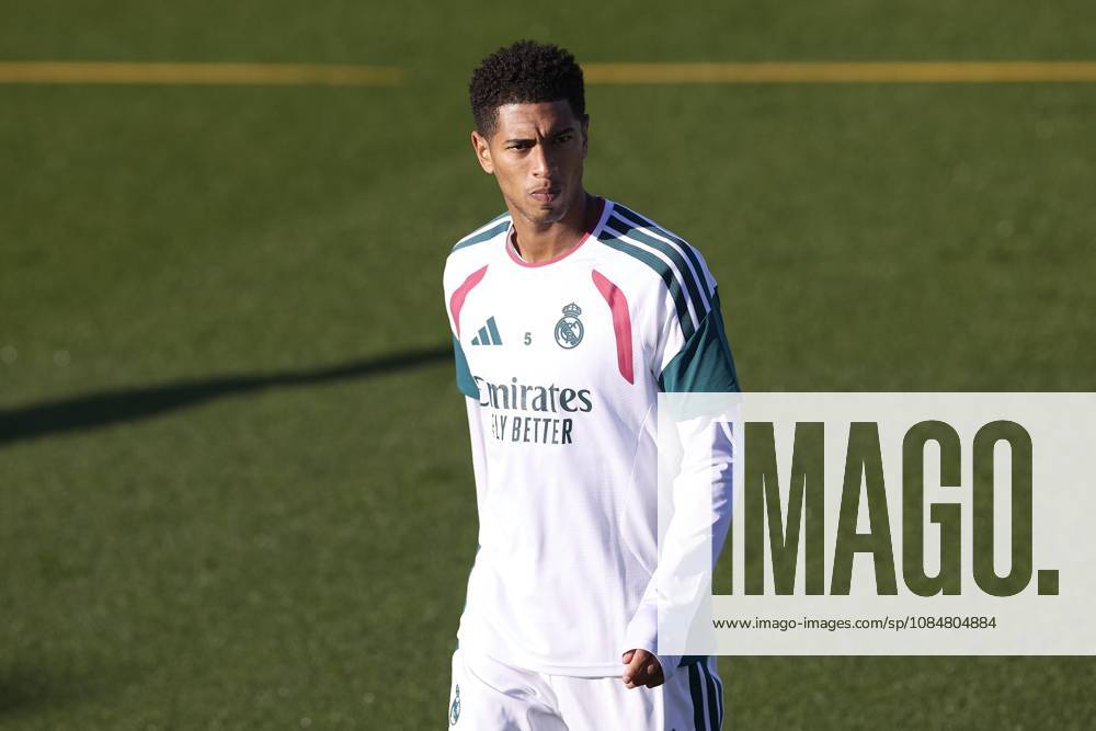 UEFA Champions League 2026 2027 - Real Madrid CF training session in Madrid, Spain - 20 Oct 2026 Jude Bellingham (Real Madrid CF) is seen in action during a training session on the eve of the UEFA Champions League 2026 2027 match between Real Madrid CF and RB Leipzig. Real Madrid CF is holding its final training session ahead of its third UEFA Champions League game. Madrid Spain