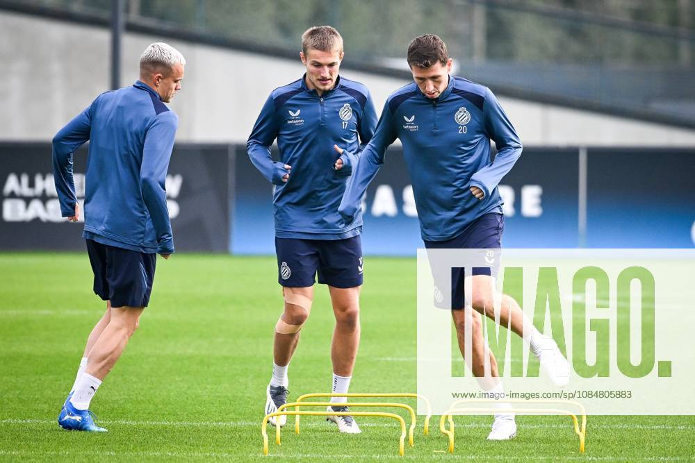 Club Brugge v RC Lens - UEFA Champions League preparations Club Brugge s Romeo Vermant and Hans Vanaken pictured during a training session of football team Club Brugge KV, on Tuesday 20 October 2026 at the team s basecamp in Westkapelle (Knokke-Heist), Belgium, as preparation for the the UEFA Champions League game against RC Lens. (Photo News Elias Rom) Knokke-Heist Belgium