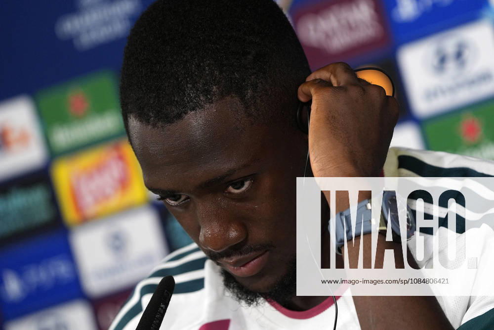 REAL MADRID CF v RB LEIPZIG. CHAMPIONS LEAGUE 2026 2027. ROUND 3. Real Madrid CF s Ibrahima Konate in press conference, PK, Pressekonferenz after raining session prior to the Champions League round 3 match against RB Leipzig. October 20 2026. (ALTERPHOTOS Acero) MadridSpain