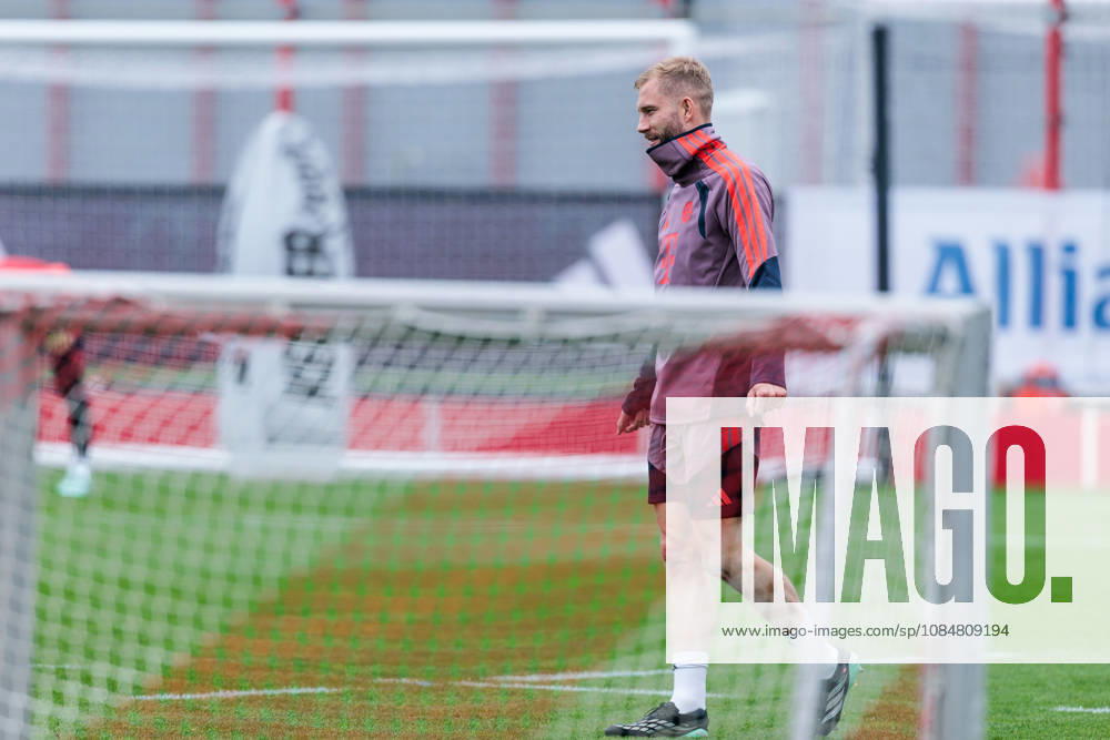 Konrad Laimer (FC Bayern Muenchen, 27) during the training session before the UEFA Champions League match between FC Bayern Muenchen vs. Arsenal FC at Trainingsgelaende an der Saebener Str on October 20, 2026 in Munich, Germany. Bavaria Germany