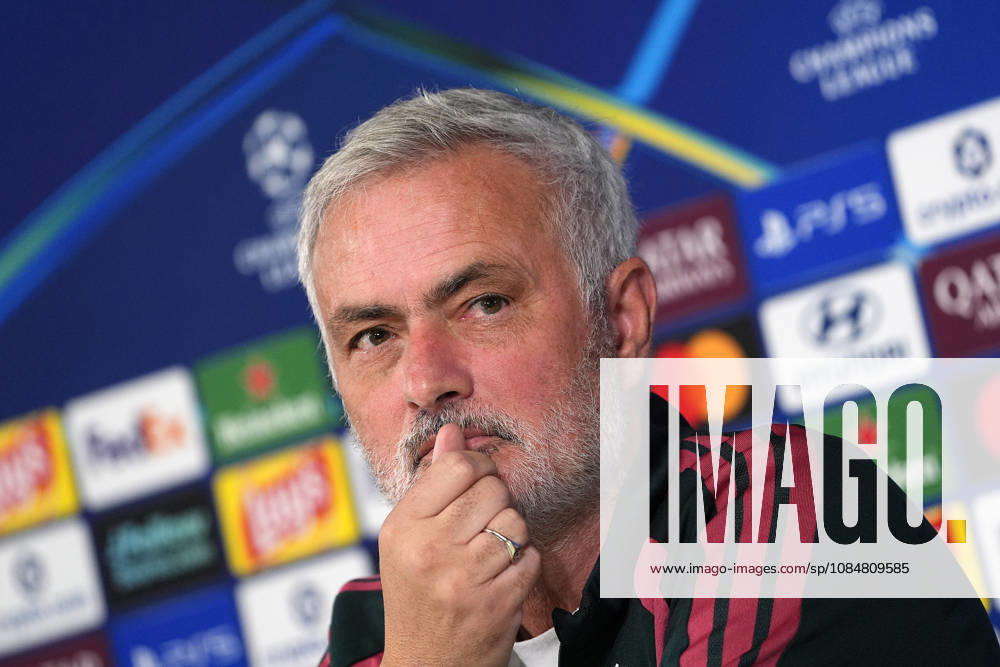 REAL MADRID CF v RB LEIPZIG. CHAMPIONS LEAGUE 2026 2027. ROUND 3. Real Madrid CF s coach Jose Mourinho in press conference, PK, Pressekonferenz after raining session prior to the Champions League round 3 match against RB Leipzig. October 20 2026. (ALTERPHOTOS Acero) MadridSpain