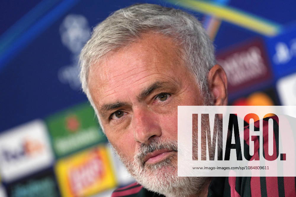 REAL MADRID CF v RB LEIPZIG. CHAMPIONS LEAGUE 2026 2027. ROUND 3. Real Madrid CF s coach Jose Mourinho in press conference, PK, Pressekonferenz after raining session prior to the Champions League round 3 match against RB Leipzig. October 20 2026. (ALTERPHOTOS Acero) MadridSpain