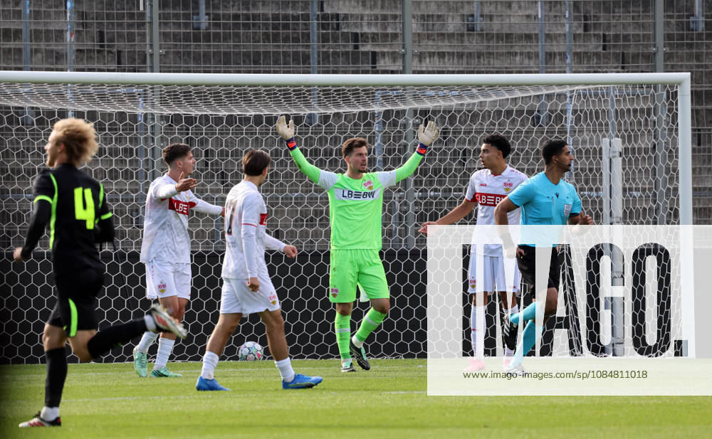 U19 VfB Stuttgart - U19 Atletico Madrid Deutschland, Stuttgart, 20.10.2026, Fussball, UEFA Youth League, Saison 2026 2027, U19 VfB Stuttgart - U19 Atletico Madrid: Tom Walz (U19 VfB Stuttgart).