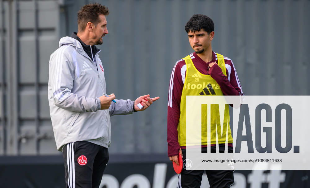 Fussball - 2. Fussball - Bundesliga - Saison 2026 2027 - 1. FC Nürnberg Nuernberg FCN ( Club ) - Training - Sportfoto Zink - - Miroslav Miro Klose ( Trainer 1. FC Nürnberg FCN ) Can Yahya Moustfa (28, 1. FC Nürnberg FCN )