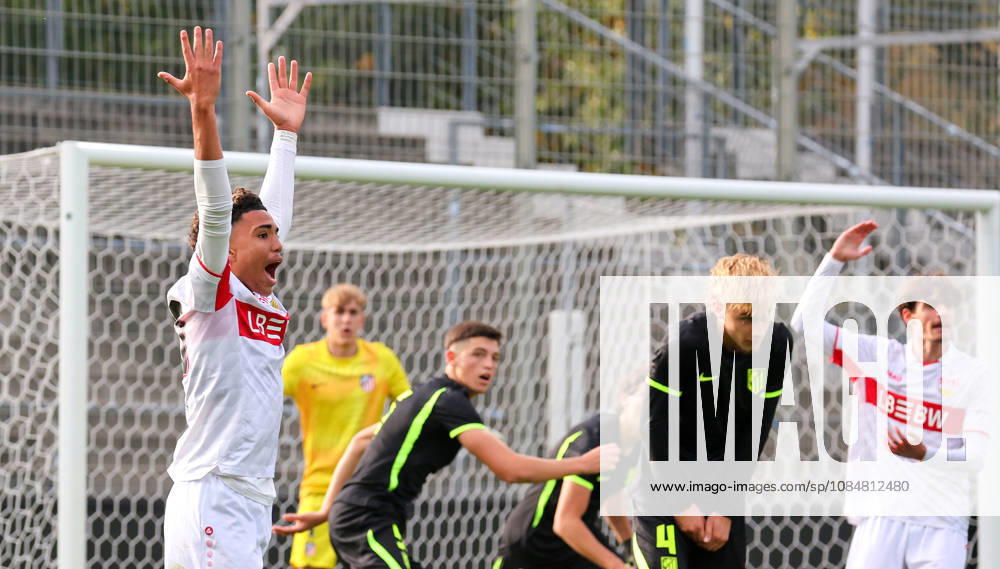 Stuttgart, Fußball U19 Champions League, Saison 2026 2027, U19 YouthLeague VfB Stuttgart vs. Atletico Madrid, Malik Mosrati (VfB)