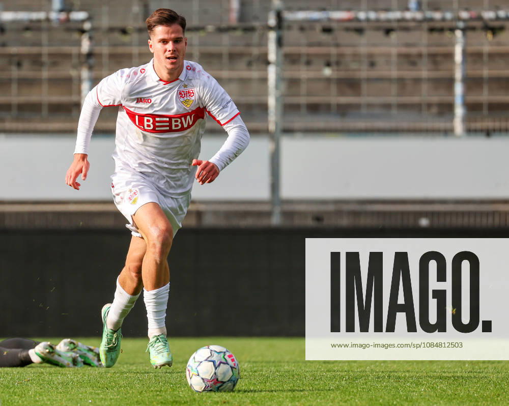 Stuttgart, Fußball U19 Champions League, Saison 2026 2027, U19 YouthLeague VfB Stuttgart vs. Atletico Madrid, Antonijo Zarrella (VfB)