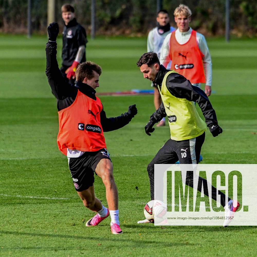 Ahlstrand Erik Branimir Hrgota ( Pauli ) Deutschland , Hamburg , Trainingsgelände an der Kollaustrasse , Fussball , 2. Bundesliga , FC St Pauli