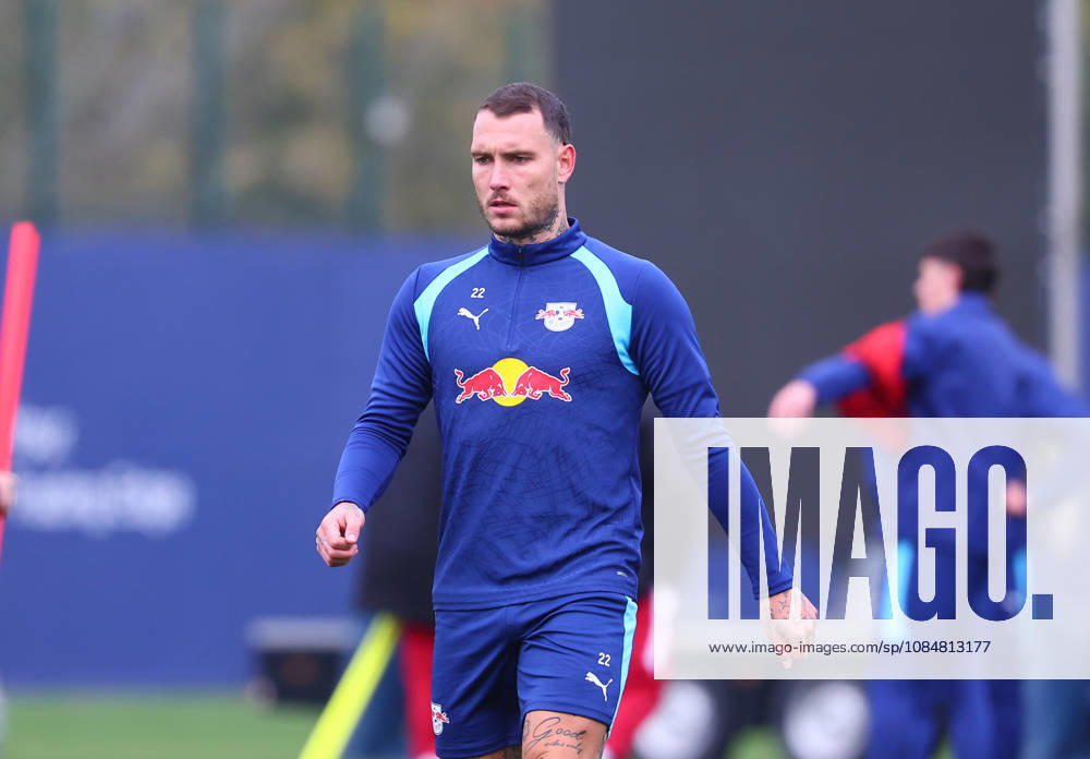 RB Leipzig - Training Champions League Leipzig, 20.10.2026, RB Akademie, UEFA Champions League , RB Leipzig - Abschlusstraining am Vortag von Real Madrid v. RBLeipzig , Im Bild : David Raum (22, RB Leipzig) ,