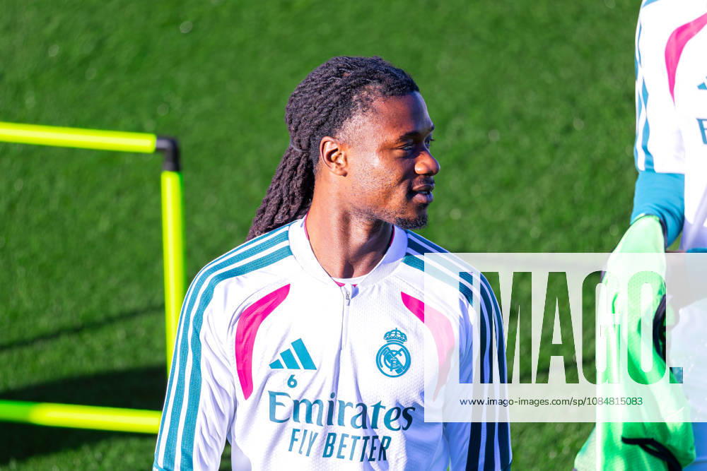 Fussball : Abschlusstraining, Real Madrid, 20.10.2026, Ciudad Real Madrid (Madrid) : Eduardo Camavinga (Real Madrid, 6) Portraitfoto, Portrait, Einzelaufnahme, Porträt