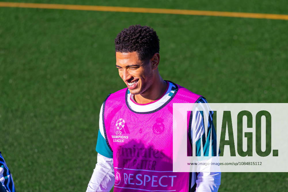 Fussball : Abschlusstraining, Real Madrid, 20.10.2026, Ciudad Real Madrid (Madrid) : Jude Bellingham (Real Madrid, 5) Geste, Gestik, Emotion