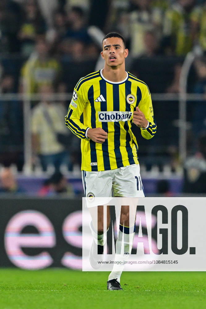Fenerbahce v Slavia Praha - UEFA Champions League ISTANBUL, TURKIYE - OCTOBER 20: Mason Greenwood (11) of Fenerbahce celebrates after scoring a goal during the UEFA Champions League Week 3 match between Fenerbahce and Slavia Praha at Chobani Stadium, on October 20, 2026 in Istanbul, Turkiye. Serhat Cagdas Anadolu Istanbul Turkey. Editorial use only. Please get in touch for any other usage.