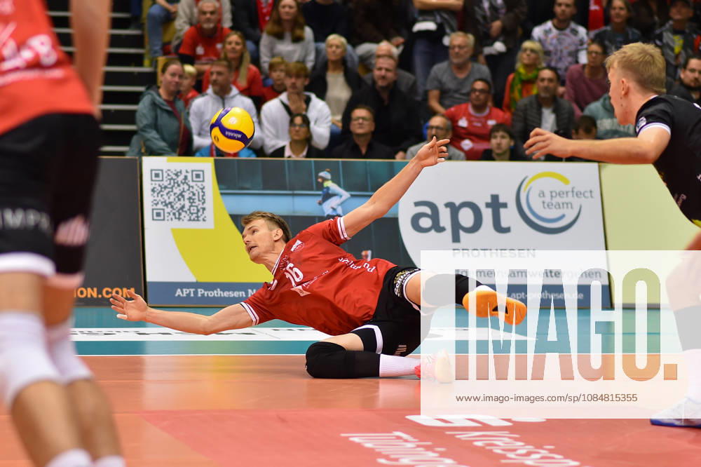 Daniel Sulista (TV Rottenburg, 16) TV Rottenburg vs. SWD powervolleys Dueren, Volleyball, 1. Bundesliga Maenner, 1. Spieltag, Spiel 1006, Spielzeit 2026 2027, 20.10.2026, TV Rottenburg vs. SWD powervolleys Dueren, Volleyball, 1. Bundesliga Maenner, 1. Spieltag, Spiel 1006, Spielzeit 2026 2027, 20.10.2026 Rottenburg