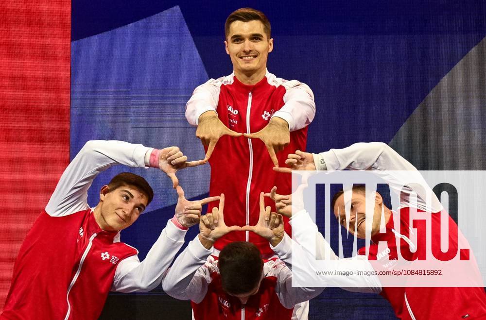 Netherlands Artistic Gymnastics World Championships 9269144 20.10.2026 Switzerland s athletes perform before the men s team final of the 2026 World Artistic Gymnastics Championships in Rotterdam, the Netherlands. Alexey Filippov Sputnik Rotterdam Netherlands