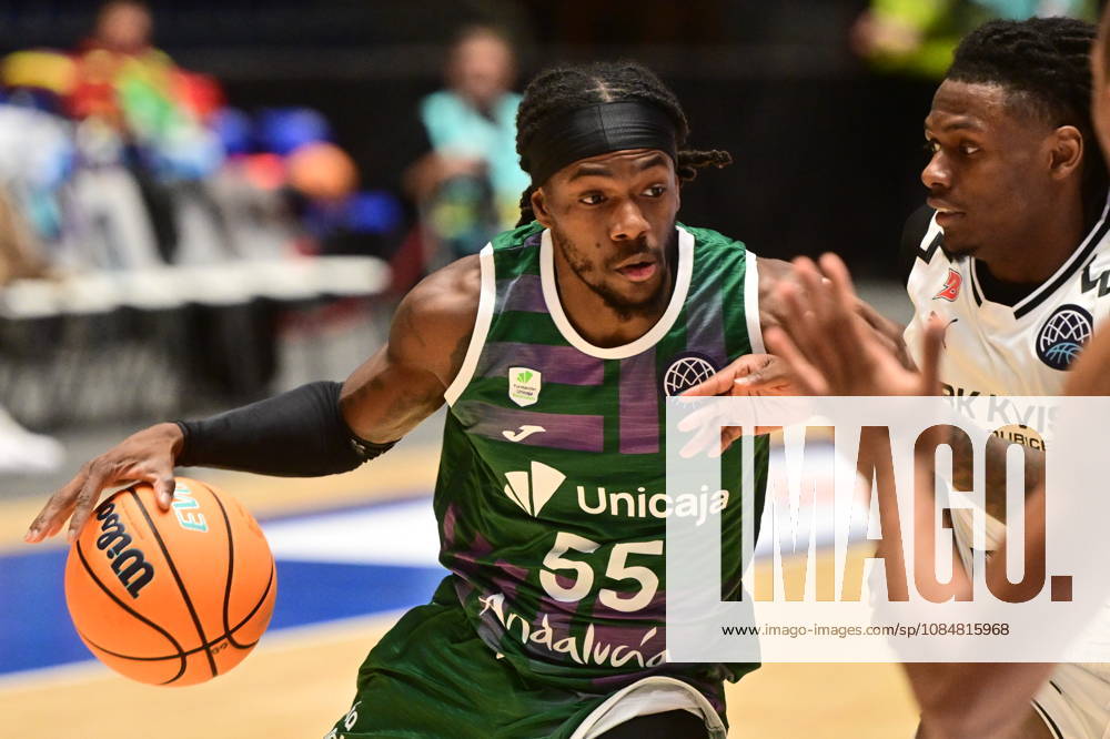 Kendrick Perry (Malaga) in action during men s Basketball Champions League, group E, 2nd round, BK KVIS Pardubice vs Unicaja Malaga, in Pardubice, Czech Republic, October 20, 2026. (CTKxPhoto JosefxVostarek) CTKPhotoP2026102007048 CTKPhotoP2026102007048